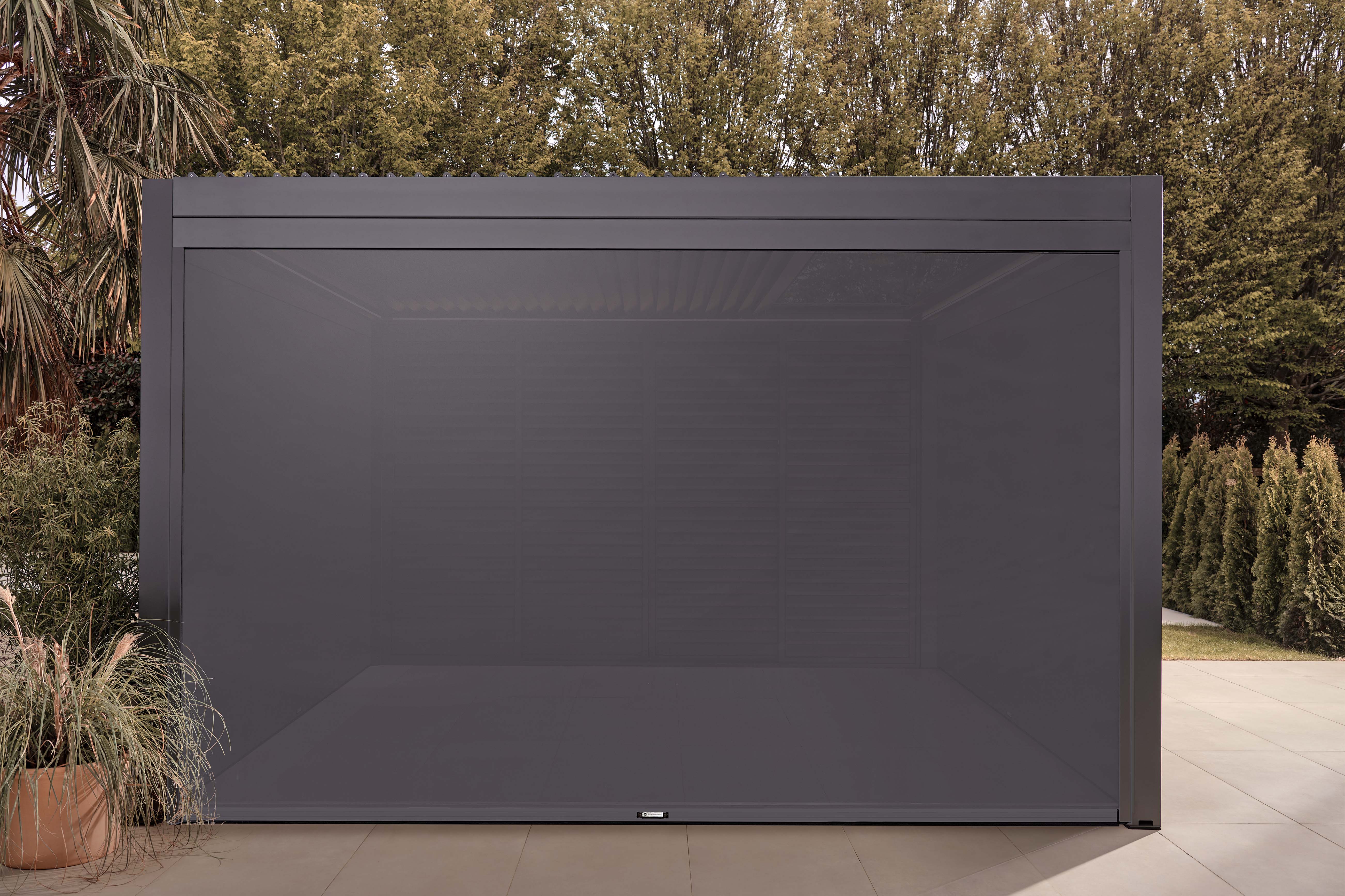 Luxe Electric Retractable Roof LED Aluminium Pergola - Image 12